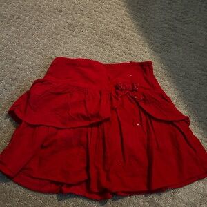 Gymboree Vibrant Red Mini Skirt